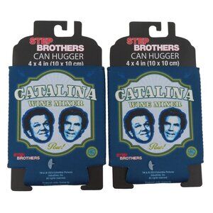 Step Brothers Catalina Wine Mixer 2 Can Huggers Coozie Koozie NEW Silver Buffalo